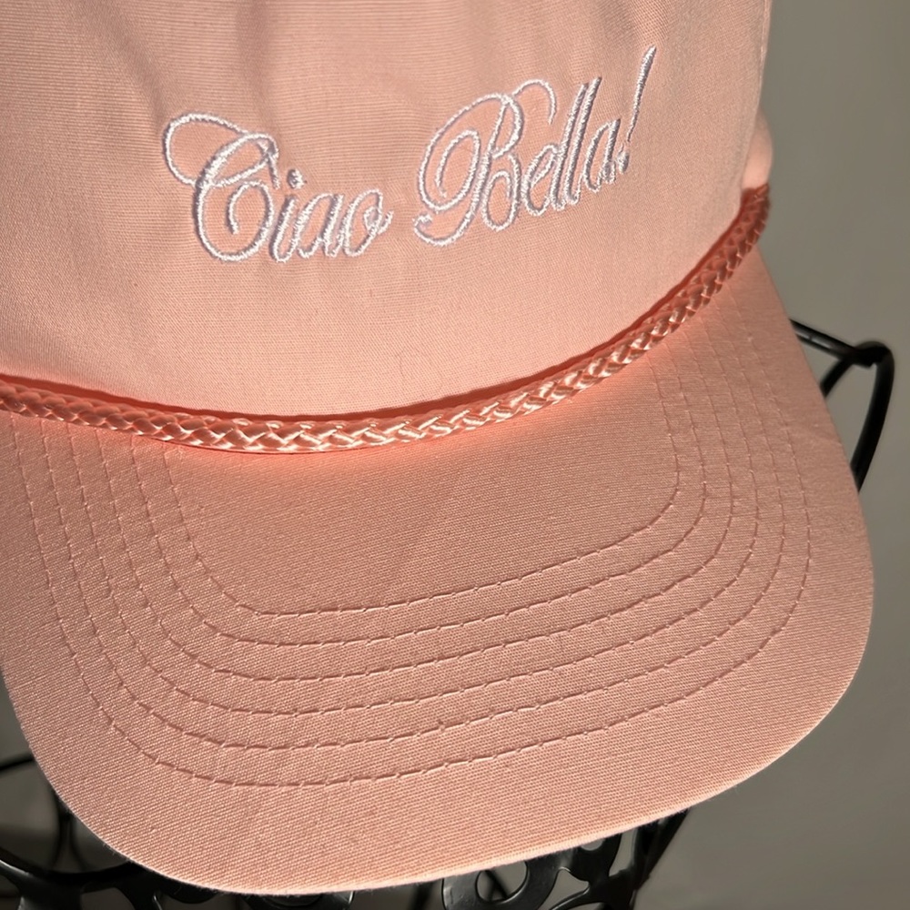 Ciao Bella light, pink baseball cap, adjustable headband